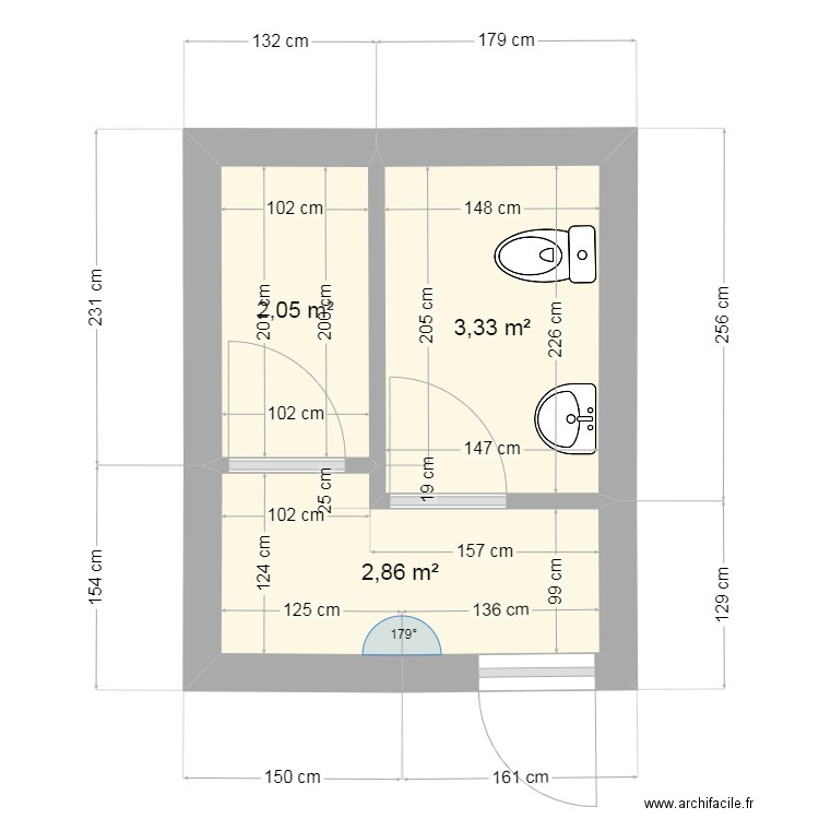 wc buisson pole santé . Plan de 0 pièce et 0 m2