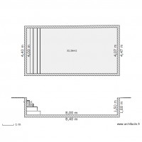 plan en coupe piscine