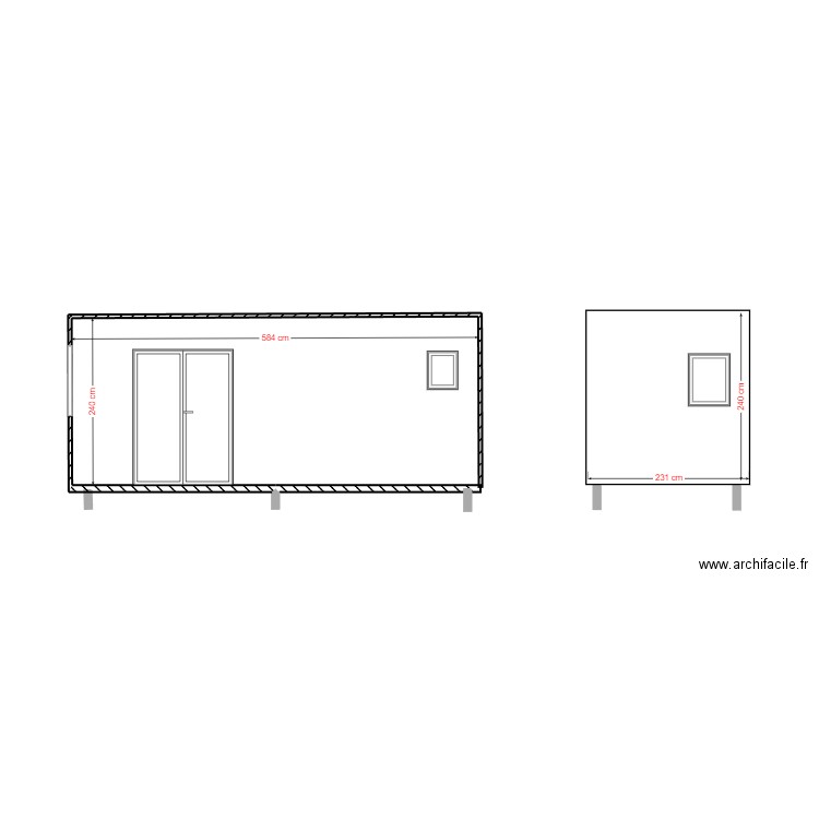 studio. Plan de 0 pièce et 0 m2