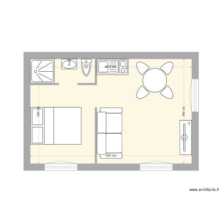 studio bruno 2. Plan de 0 pièce et 0 m2