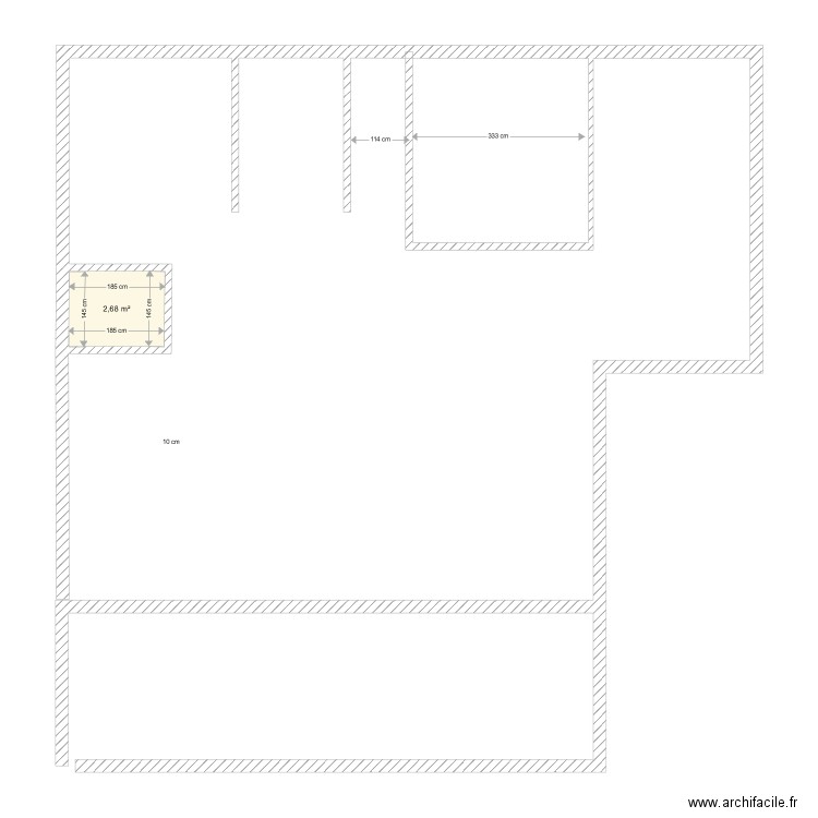 gourbis. Plan de 0 pièce et 0 m2