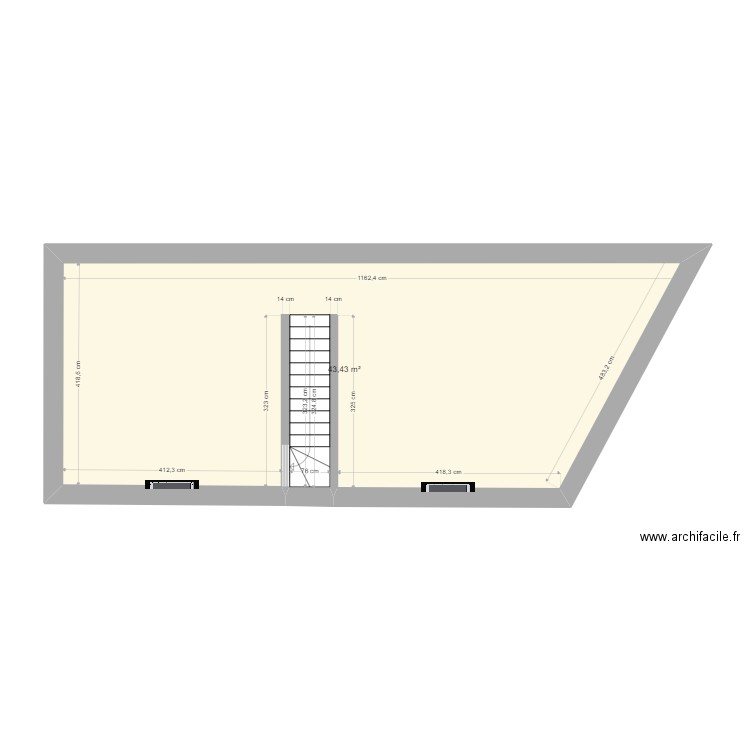 Gosselies Faubourg de Bruxelles Grenier. Plan de 0 pièce et 0 m2