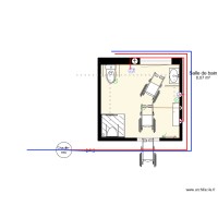 aménagement salle de bain¨pour PMR1*