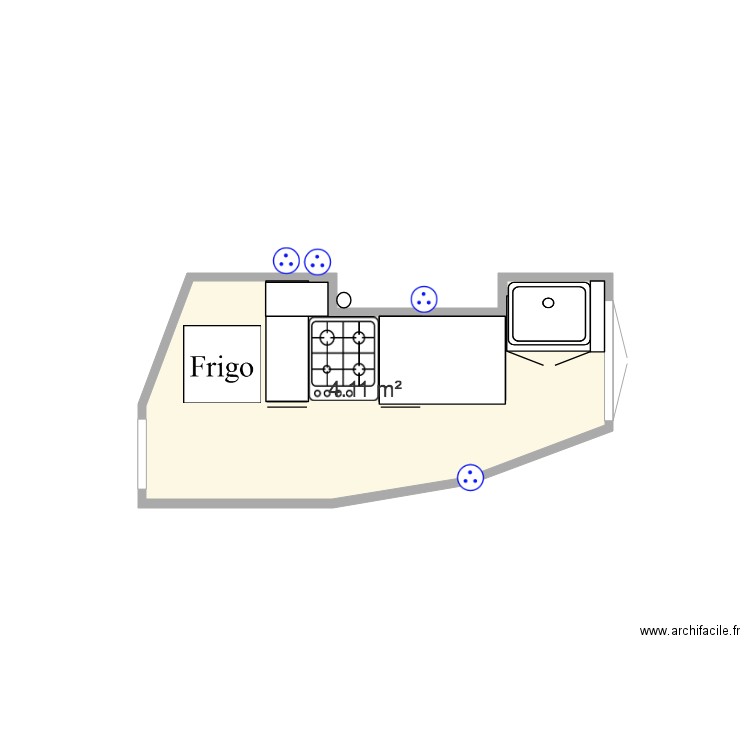 cuisine2. Plan de 0 pièce et 0 m2