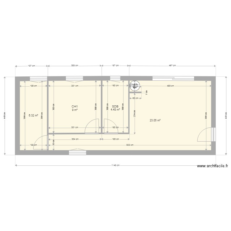 MAISON. Plan de 0 pièce et 0 m2