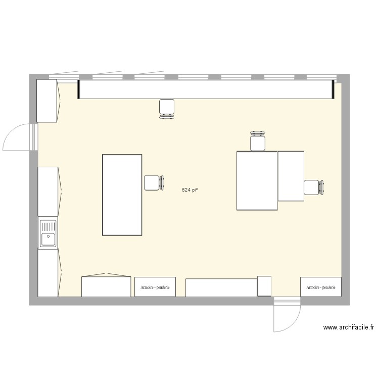 Laboratoire Plan Dessiné Par Enseignant111 