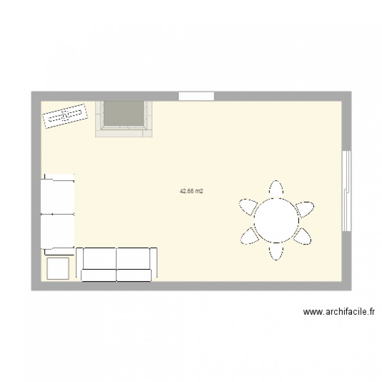 salon. Plan de 0 pièce et 0 m2