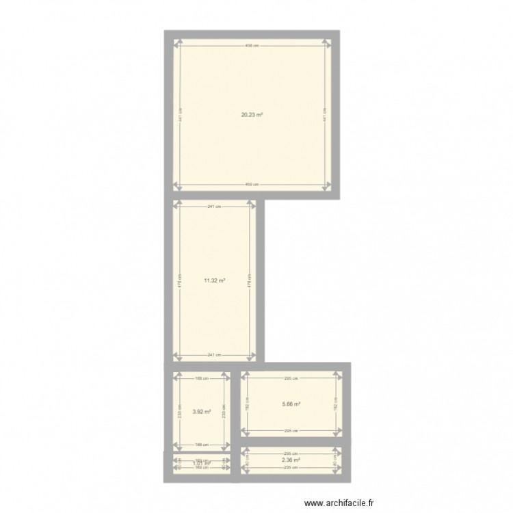 appartement. Plan de 0 pièce et 0 m2