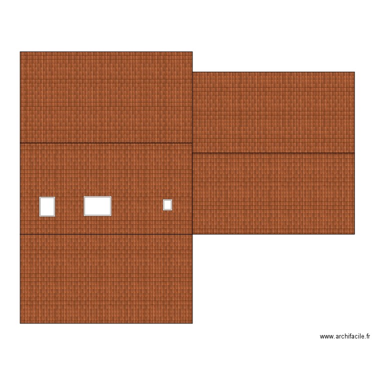 toiture après. Plan de 0 pièce et 0 m2