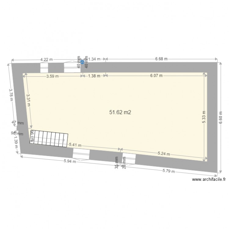 Plan de la grange exact 111111. Plan de 0 pièce et 0 m2