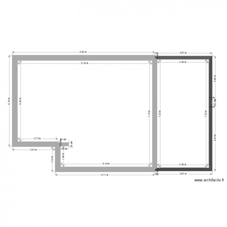 RDC. Plan de 0 pièce et 0 m2