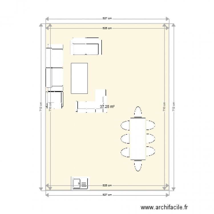 1er étage. Plan de 0 pièce et 0 m2