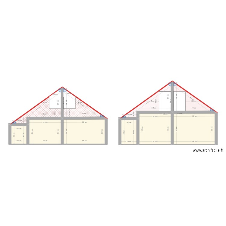 IGHALDEN. Plan de 10 pièces et 74 m2