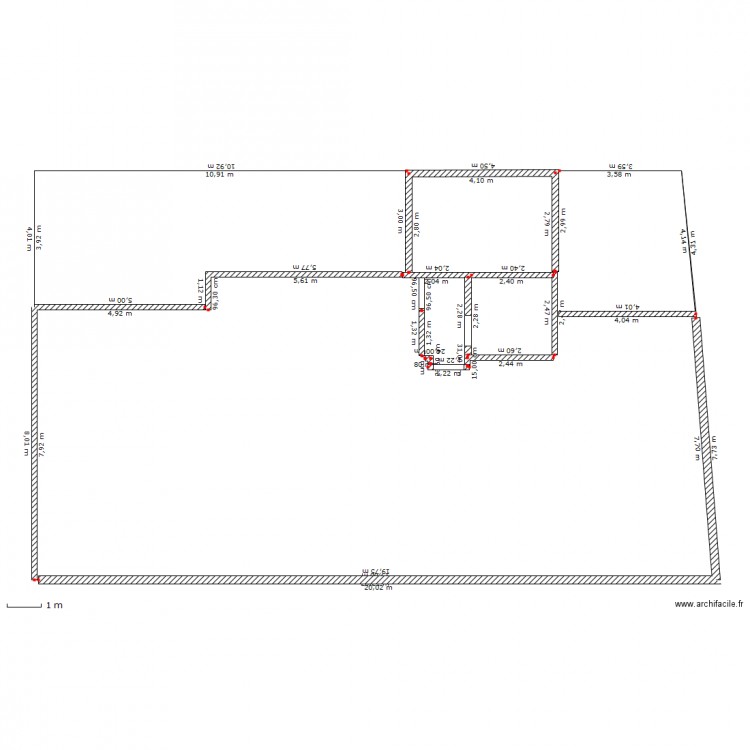 extension maison vue d'en haut. Plan de 0 pièce et 0 m2