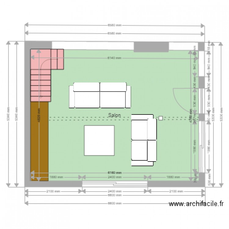 RDC. Plan de 0 pièce et 0 m2