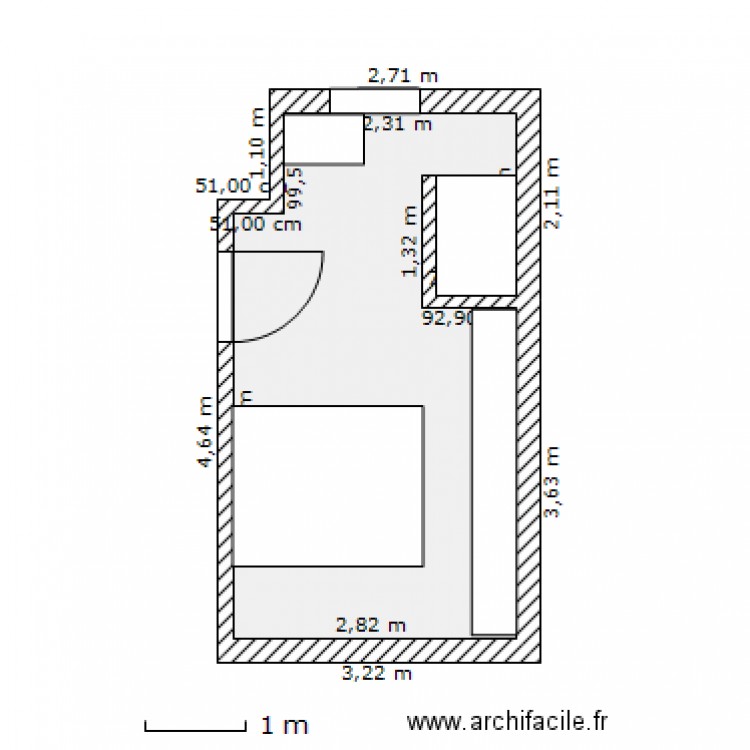 Salle d'eau - Six Fours. Plan de 0 pièce et 0 m2