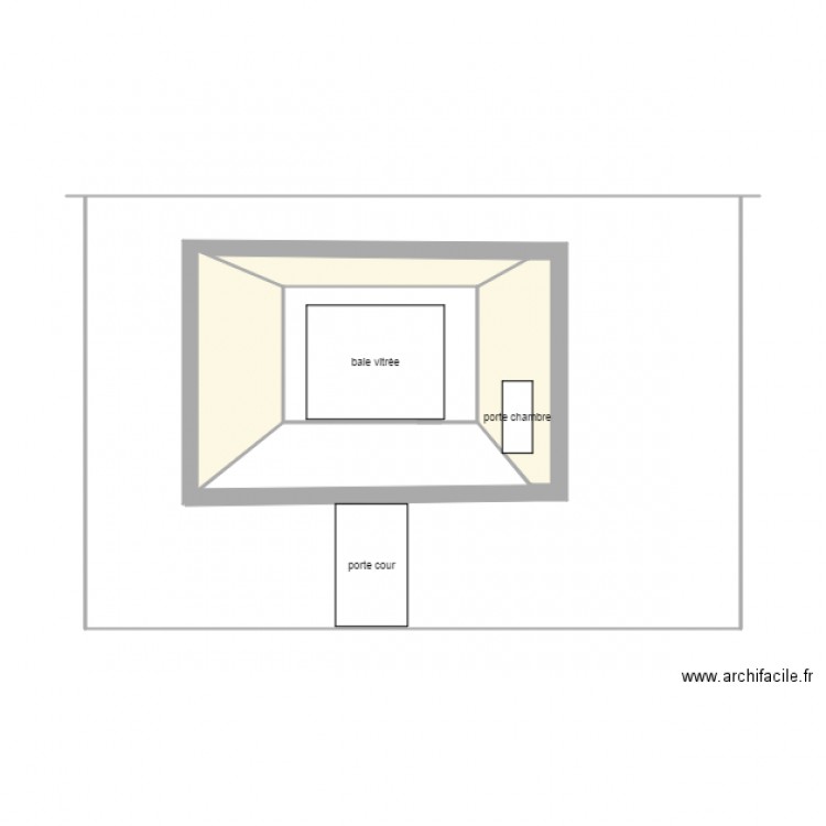 baie . Plan de 0 pièce et 0 m2