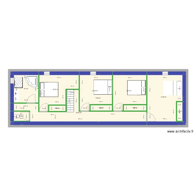 Etage. Plan de 0 pièce et 0 m2