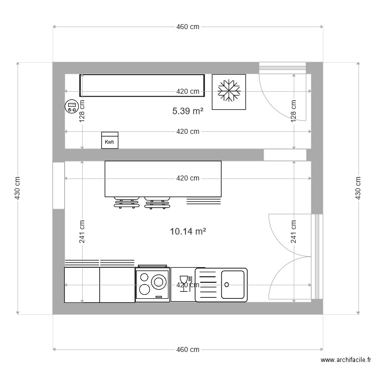 cuisine 2. Plan de 0 pièce et 0 m2