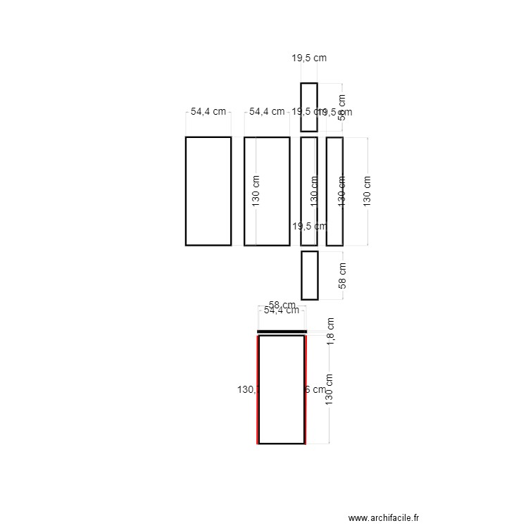 caisse en bois. Plan de 0 pièce et 0 m2