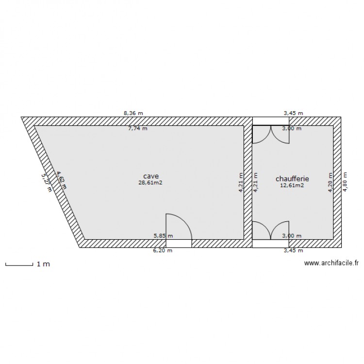 agrandissement. Plan de 0 pièce et 0 m2