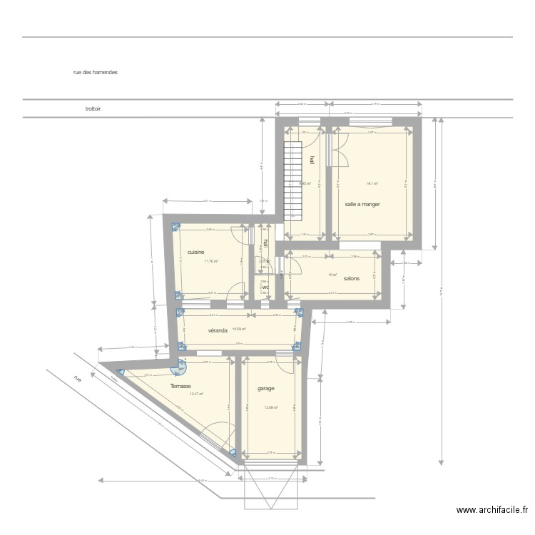 rez . Plan de 0 pièce et 0 m2