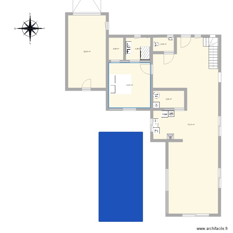 plan maison 2. Plan de 0 pièce et 0 m2