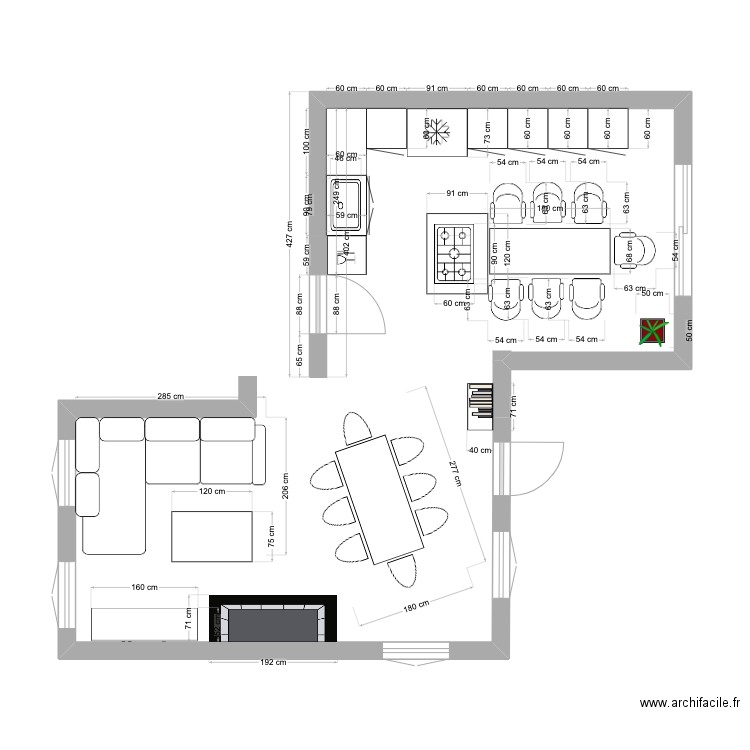 JAVEA - Chambre parentale. Plan de 0 pièce et 0 m2