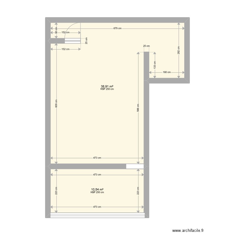 boulangerie. Plan de 0 pièce et 0 m2