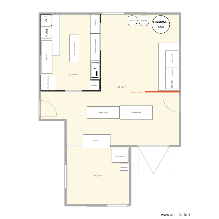 GAEC VERS LES CHAMPS  V2. Plan de 0 pièce et 0 m2