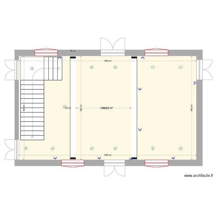 1er etage HALL ENTREE. Plan de 0 pièce et 0 m2