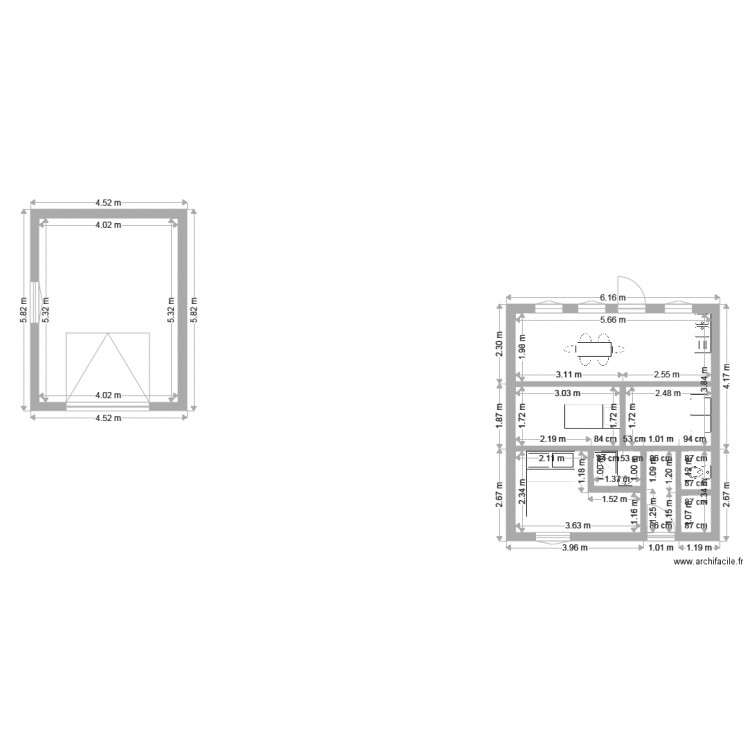 CAURETTE Garage. Plan de 0 pièce et 0 m2