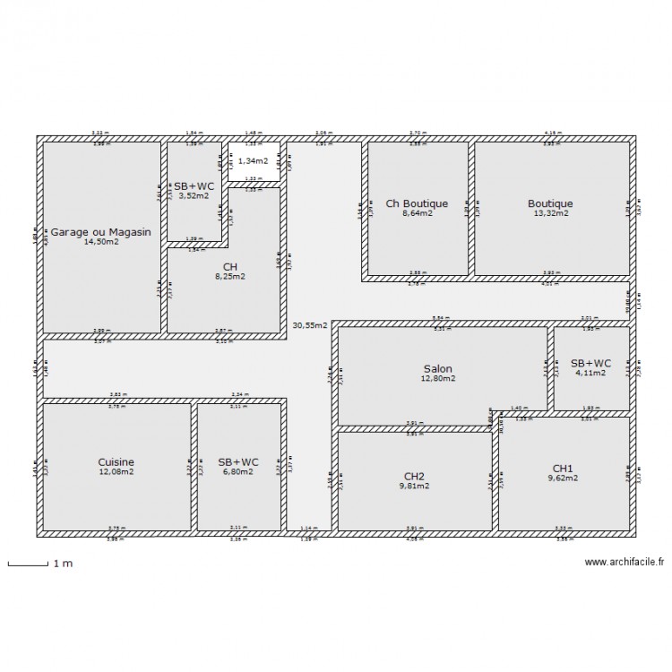 Nouveau plan location RDC. Plan de 0 pièce et 0 m2