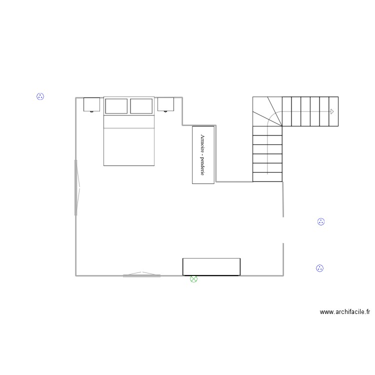 clos des charemelles Le Vesinet etage. Plan de 0 pièce et 0 m2