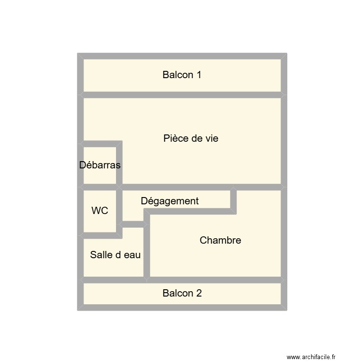 2412 DARDAINE. Plan de 8 pièces et 14 m2