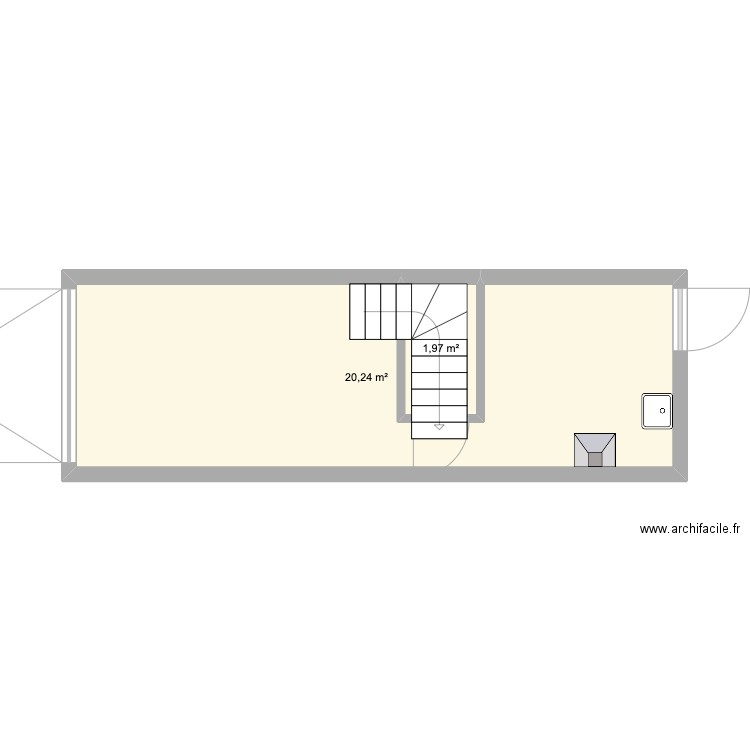 maison. Plan de 0 pièce et 0 m2