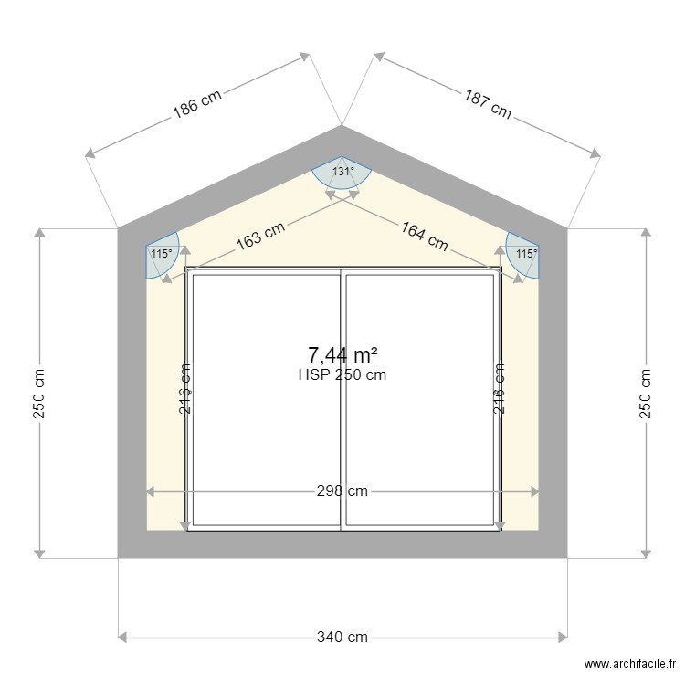 abris de jardin domi 2. Plan de 0 pièce et 0 m2