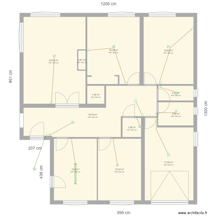 Rodriguez éclairage. Plan de 0 pièce et 0 m2