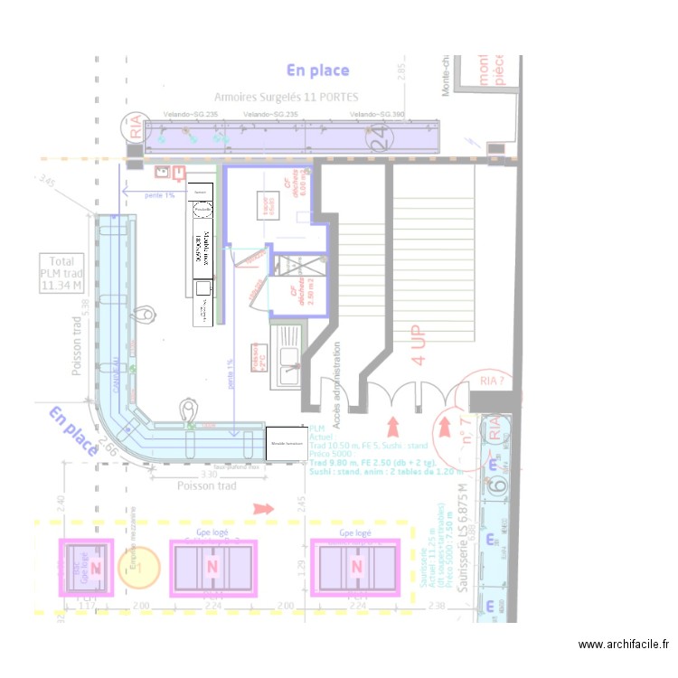 Etrembières 1. Plan de 0 pièce et 0 m2