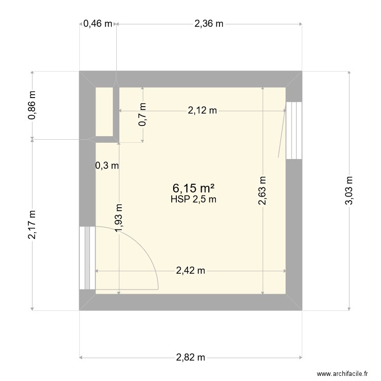 laure sdb exis. Plan de 0 pièce et 0 m2