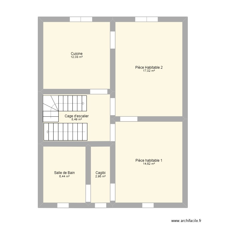 1er étage10811novembre. Plan de 0 pièce et 0 m2