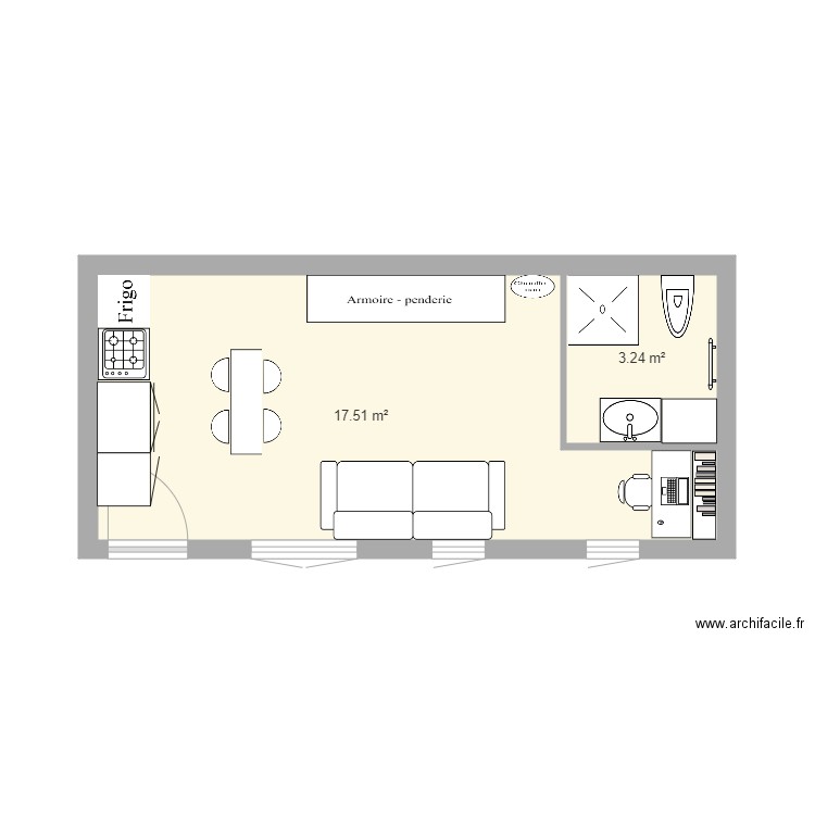 Plan intérieur test 2. Plan de 0 pièce et 0 m2