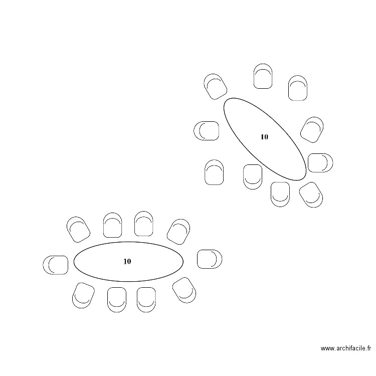 plan table. Plan de 0 pièce et 0 m2