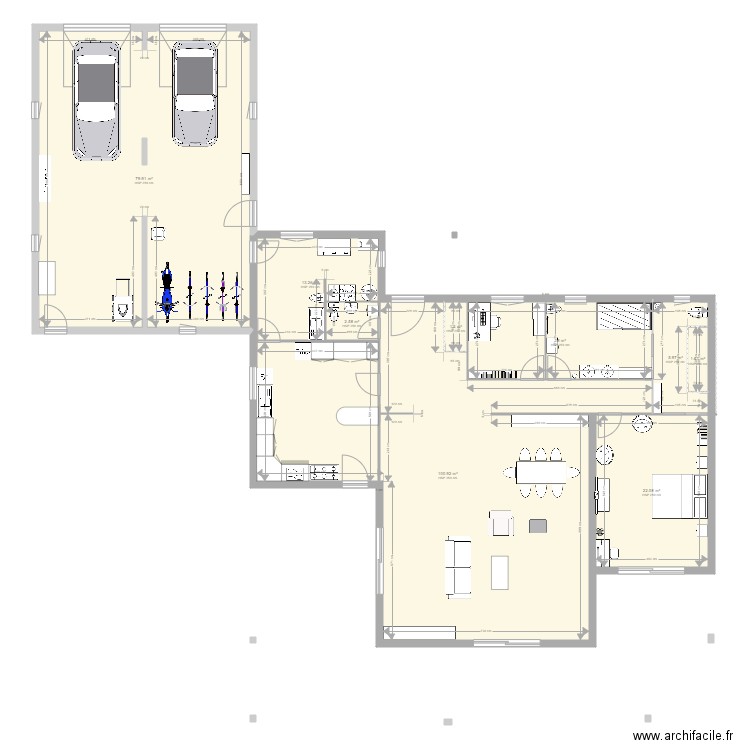 Projet pat rol. Plan de 0 pièce et 0 m2