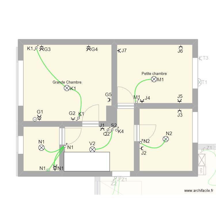 qzetqtqsrt'df. Plan de 15 pièces et 210 m2