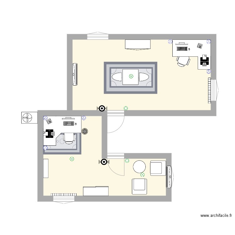 Office de tourisme 1 2. Plan de 0 pièce et 0 m2