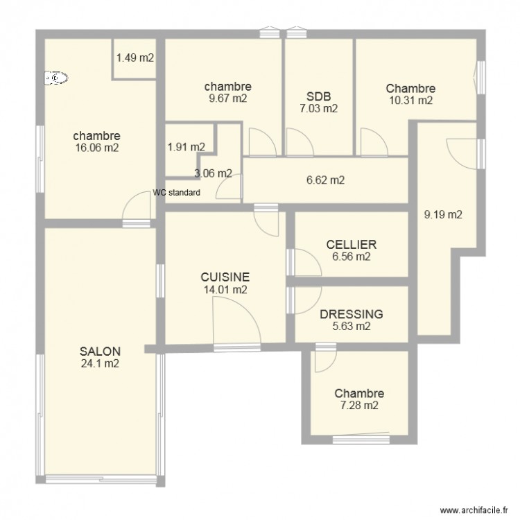 ebauche bas 5. Plan de 0 pièce et 0 m2