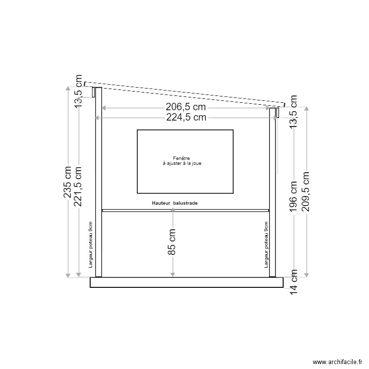 Joue Droite Mobil Home. Plan de 0 pièce et 0 m2