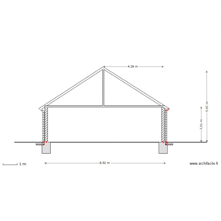 coupe LACROIX. Plan de 0 pièce et 0 m2