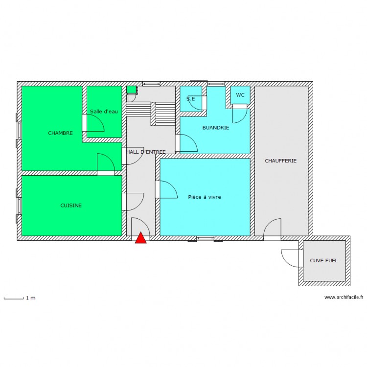 ST_ALBAN_RDC. Plan de 0 pièce et 0 m2